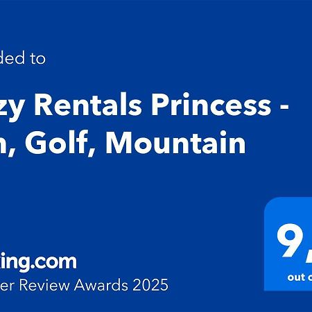Cozy Rentals Princess - Sun, Golf, Mountain Михас Экстерьер фото
